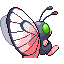 BUTTERFREE back shiny