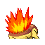 CYNDAQUIL back shiny