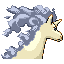 RAPIDASH back shiny