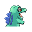 TOTODILE back shiny