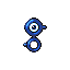 UNOWN b front shiny